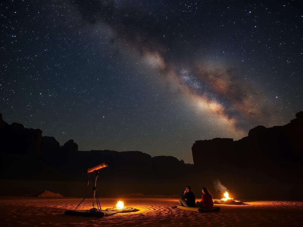 Stargazing under the Milky Way