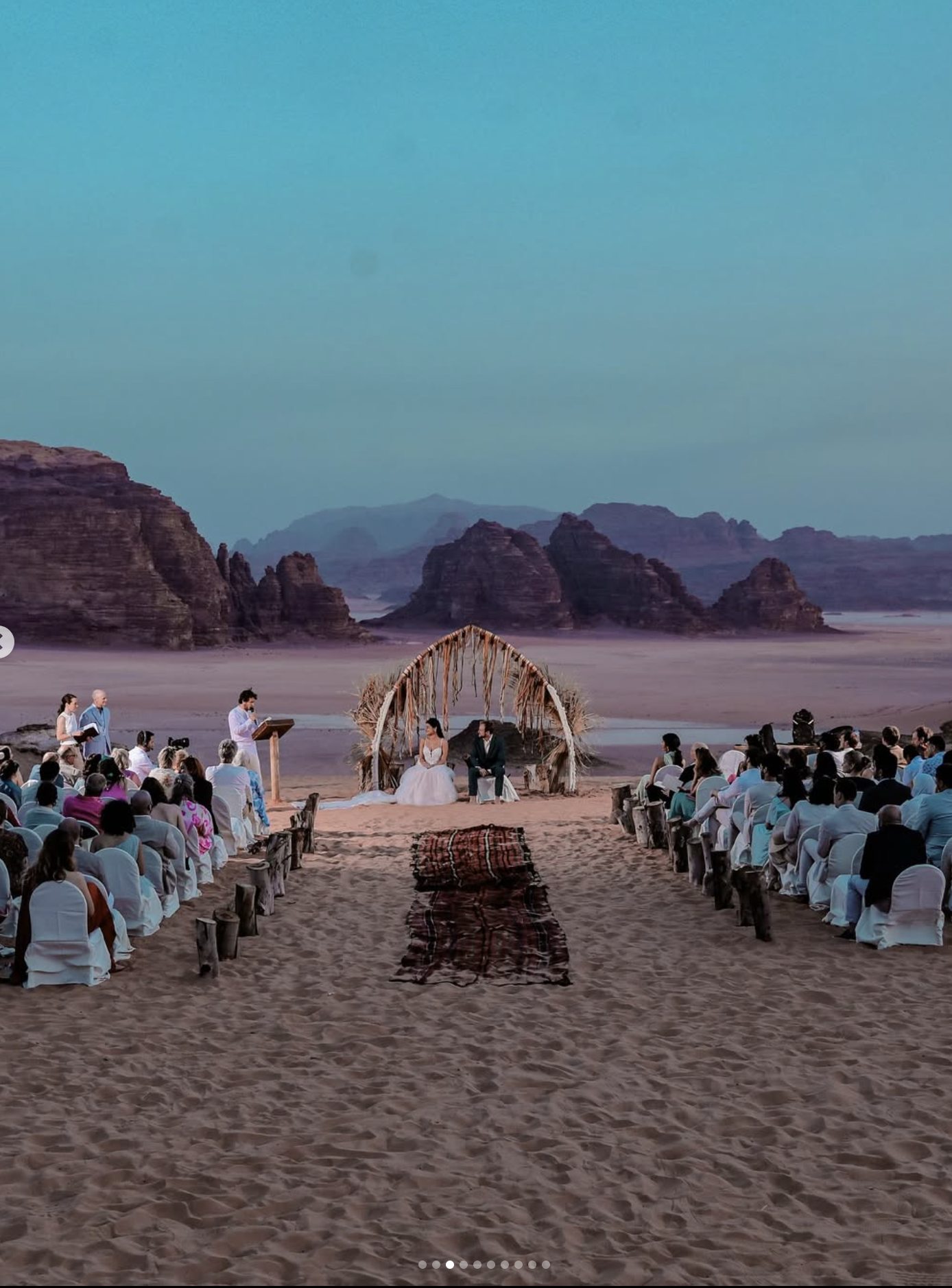 Desert Wedding Ceremony